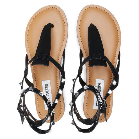 Steve Madden Women's  Black Sirena Sandals | Steve Madden in Lebanon