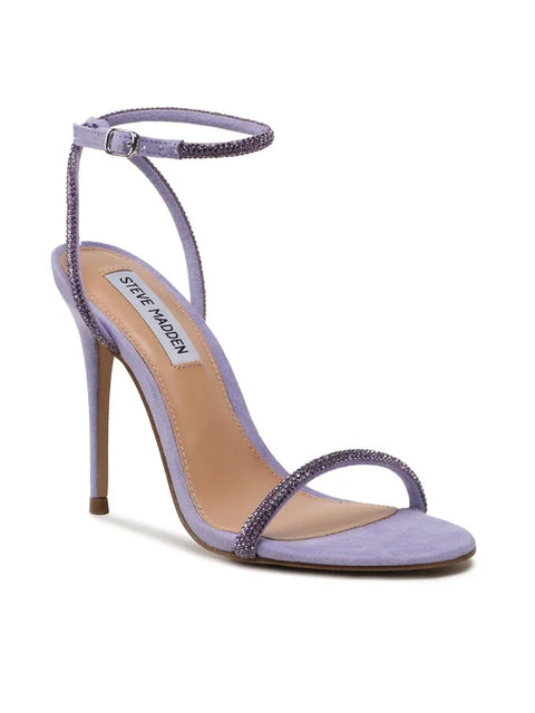 Steve Madden Women's Lavender Blooms Microsuede Breslin Sandal | Steve Madden In Lebanon