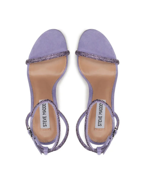 Steve Madden Women's Lavender Blooms Microsuede Breslin Sandal | Steve Madden In Lebanon