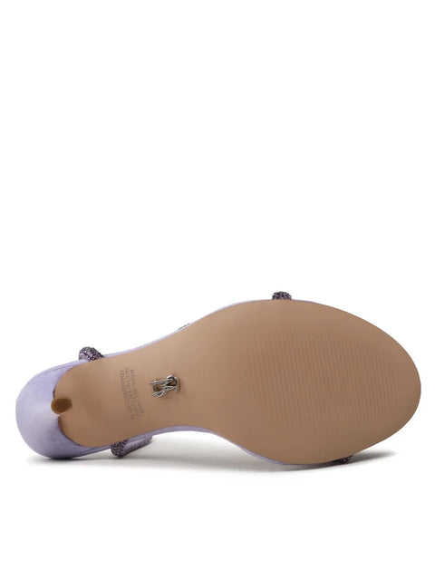 Steve Madden Women's Lavender Blooms Microsuede Breslin Sandal | Steve Madden In Lebanon