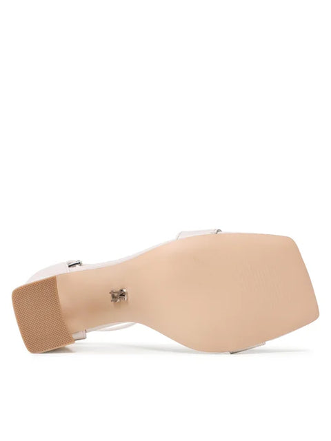 Steve Madden Women's Bone Leather Airy Heeled Sandals | Steve Madden in Lebanon