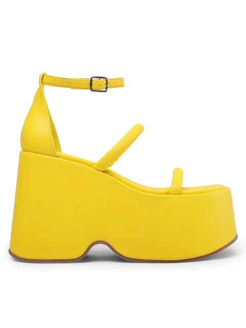 Steve Madden Women's Yellow Graciela Sandals | Steve Madden In Lebanon