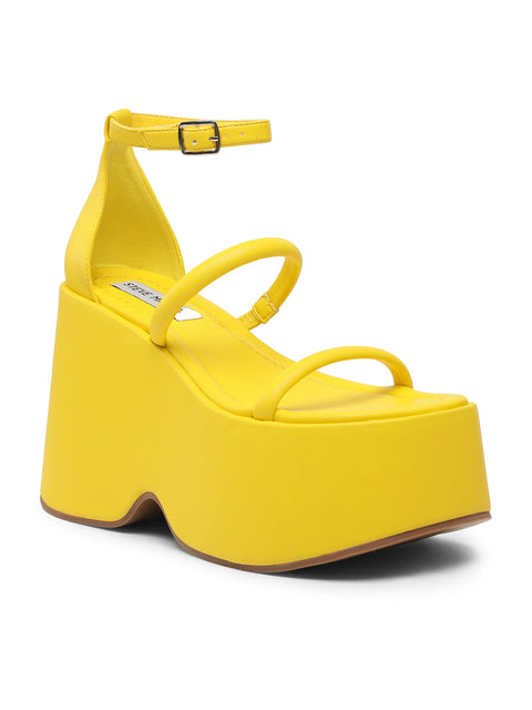 Steve Madden Women's Yellow Graciela Sandals | Steve Madden In Lebanon