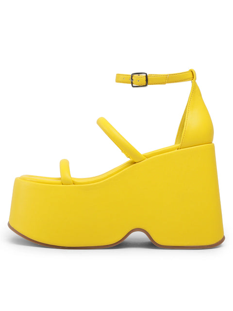 Steve Madden Women's Yellow Graciela Sandals | Steve Madden In Lebanon