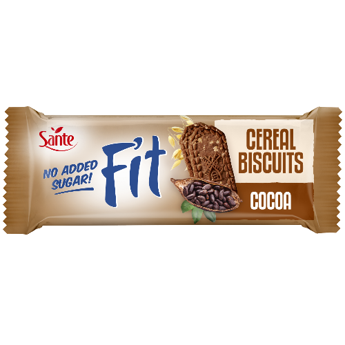 Sante Fit Cereal Cookies Without Added Sugar With Cocoa 50g| Sante In Lebanon