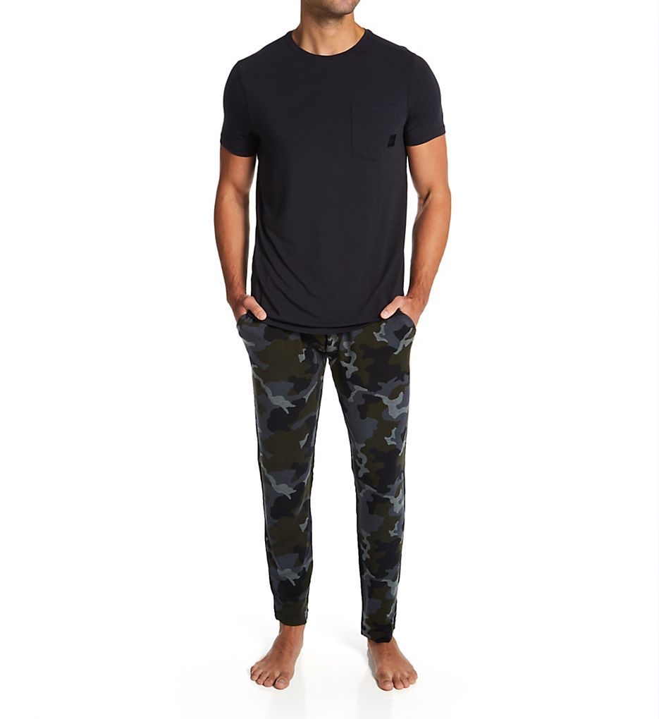 SAXX Men's Black Sleepwalker Short Sleeves Pocket T-Shirt | SAXX In Lebanon