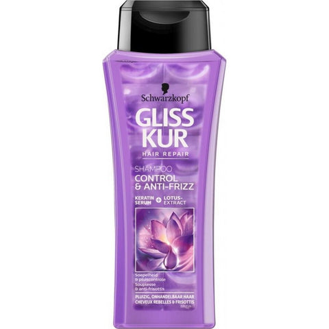 Schwarzkopf Gliss Kur shampoo bottle on a white background