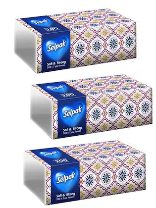 Selpak Comfort  550 Singal Tissue X 3 Packs | Selpak In Lebanon