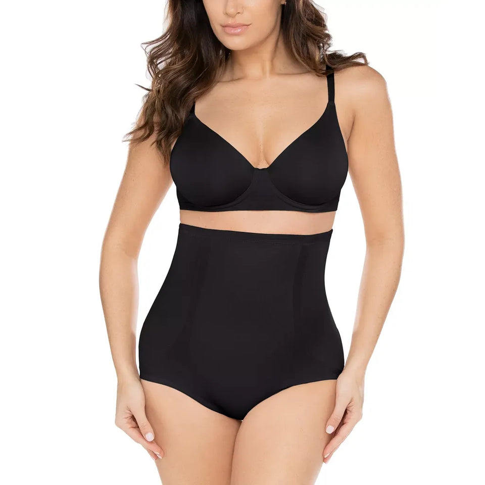 Miraclesuit Women's Black Shape Away Extra Firm High-Waist Shapewear