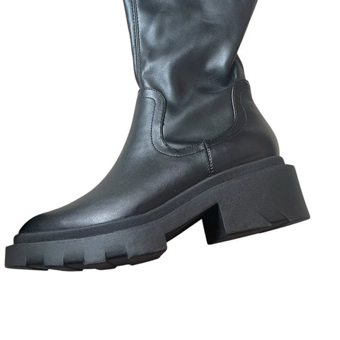 Wild Fable Women's Black Everest Over the Knee Stretch Boot |Wild Fable In Lebanon