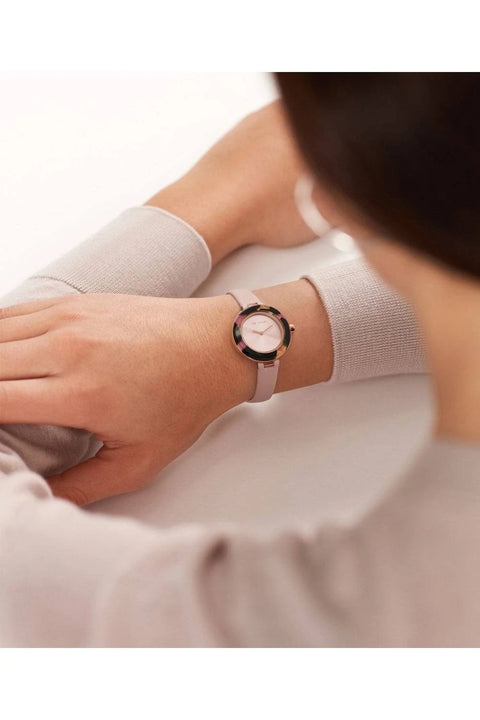 Ted Baker Women's Pink Lenara Acetate Leather Strap Watch 22mm | Ted Baker In Lebanon