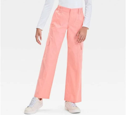 Art Class Girl's Coral  Straight Leg Cargo Pants | Art Class In Lebanon