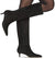 Lauren Ralph Lauren Women's Black Mckay Suede Tall Heel Boots