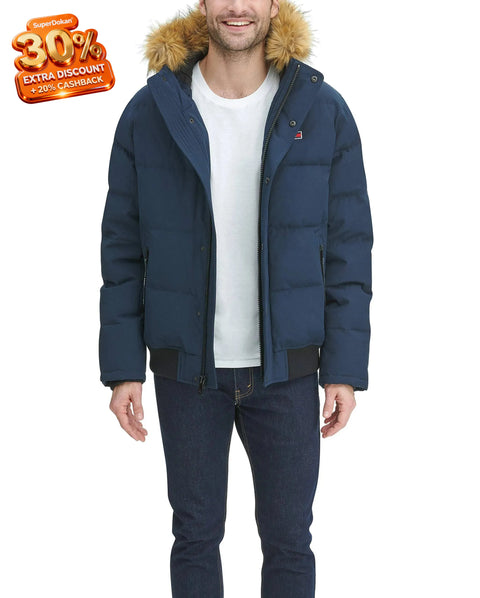 Tommy Hilfiger Men's Navy Short Snorkel Coat | Tommy Hilfiger In Lebanon