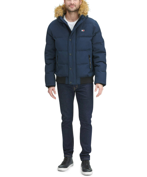 Tommy Hilfiger Men's Navy Short Snorkel Coat | Tommy Hilfiger In Lebanon