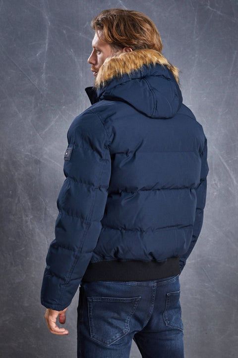 Tommy Hilfiger Men's Navy Short Snorkel Coat | Tommy Hilfiger In Lebanon