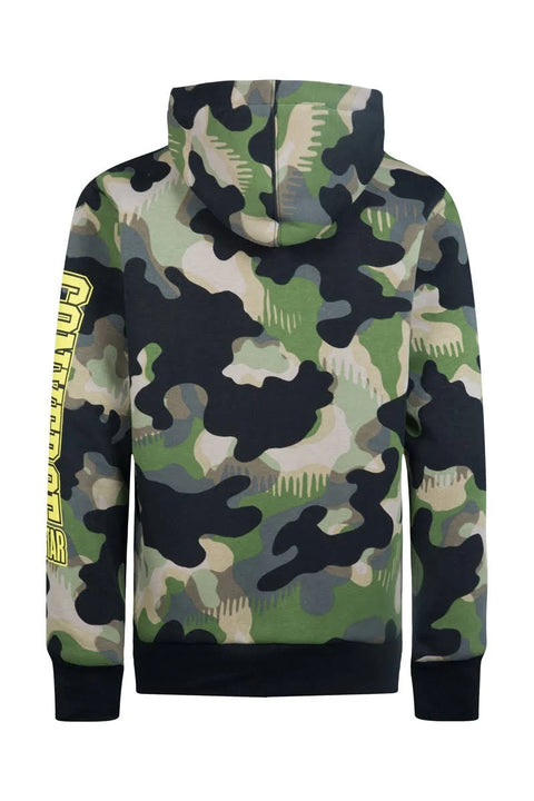 Converse Boy's Green Polar Camouflage Hoodie |Converse In Lebanon