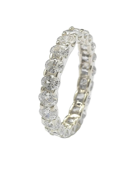 Diamond ring on a white background