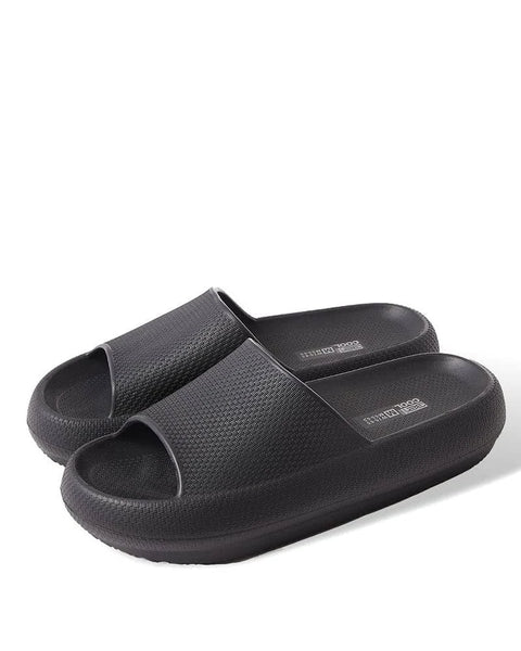 32 Degrees Unisex Black Cushion Slide Slipper | 32 Degrees In Lebanon