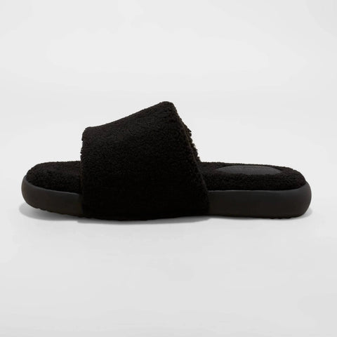 Goodfellow & Co Men's Black Rodney Adjustable Slide Slippers |Goodfellow & Co In Lebanon
