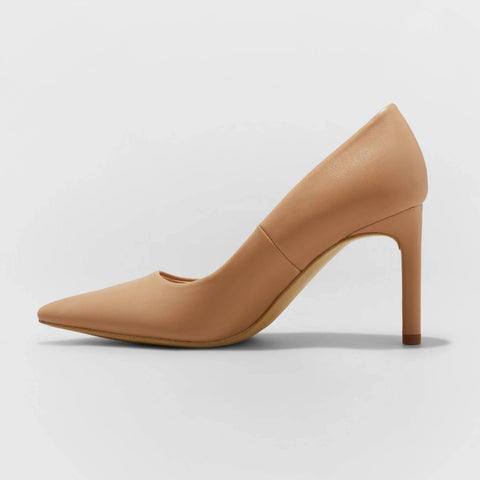 A New Day Women's Tan Tara" Pointed Toe Pumps Heels | A New Day In Lebanon