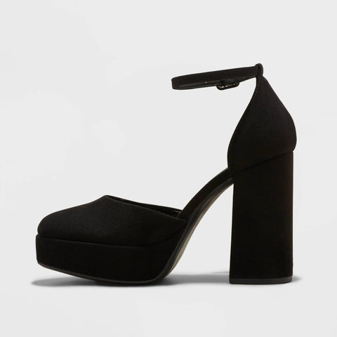 A New Day Women's Black Noir Platform Pump Heel | A New Day In Lebanon
