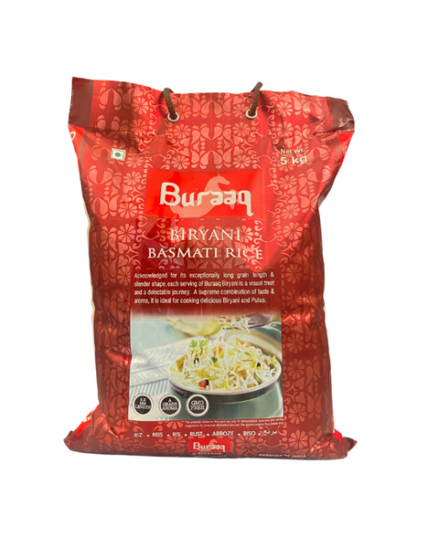Buraaq Biryani Basmati Rice 5kg