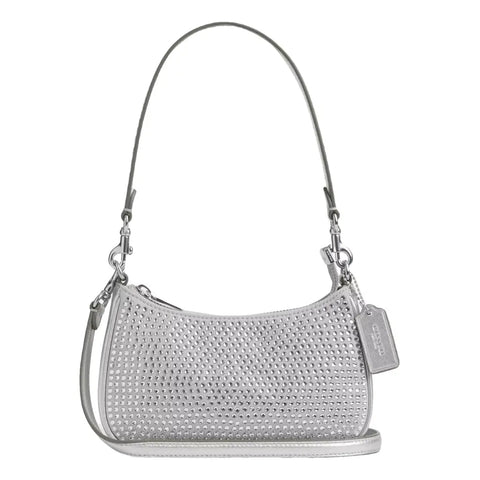 Coach Women's Silver Rhinestone Crossbody |Coach In Lebanon