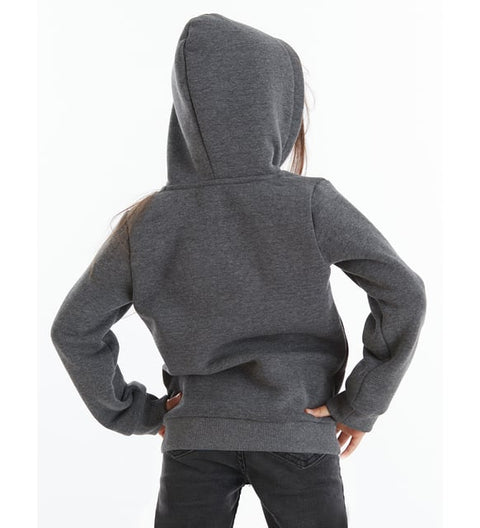Deno Kids  Girl's Dark Grey  Hoodie | Deno Kids  in Lebanon