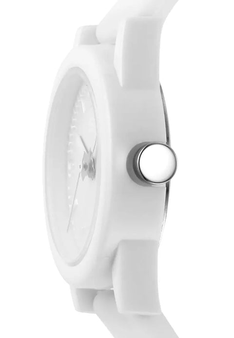 Skechers Women's white Rosencrans Analog Watch Round Dial Silicone Band 16 MM Watch | Skechers In Lebanon