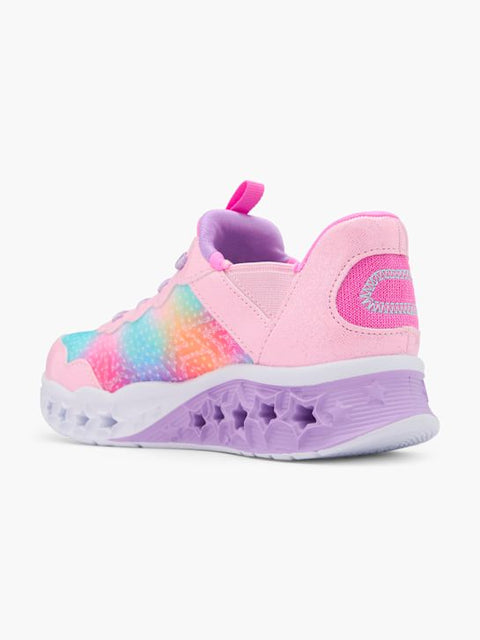 Skechers Girl's Pink Shimmer Star Lights Sneakers  |Skechers  in Lebanon