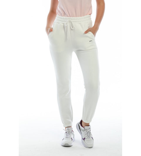 Slazenger Women's White Klan Jogger Sweatpants | Slazenger In Lebanon