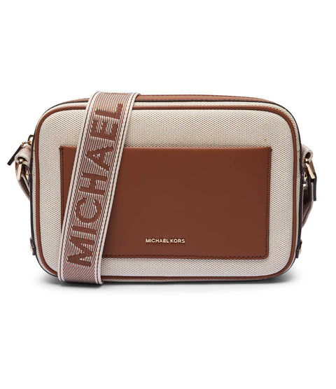 Michael Kors Women's Beige & Brown Maeve Crossbody Bag | Michael Kors In Lebanon