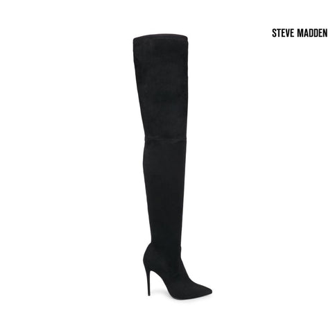 Steve Madden Women's Black Dominique Heeled Knee Boots |Steve Madden in Lebanon