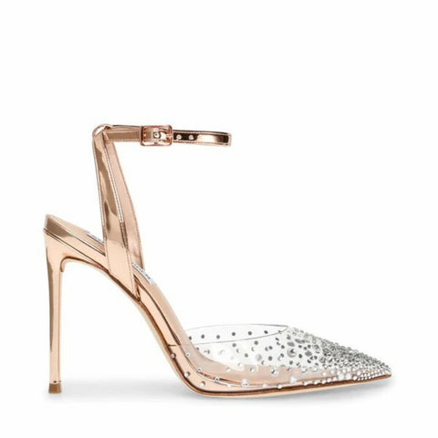 Steve Madden Women's Rose Gold Synthetic Revert Sandals | Steve Madden In Lebanon