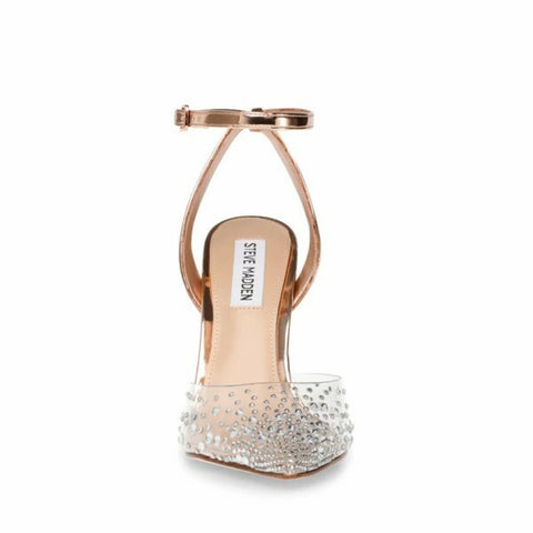 Steve Madden Women's Rose Gold Synthetic Revert Sandals | Steve Madden In Lebanon