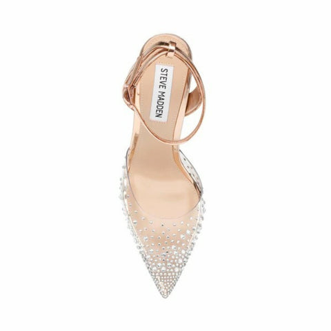 Steve Madden Women's Rose Gold Synthetic Revert Sandals | Steve Madden In Lebanon