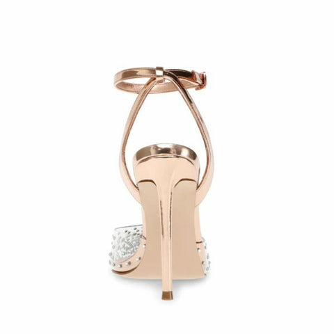 Steve Madden Women's Rose Gold Synthetic Revert Sandals | Steve Madden In Lebanon
