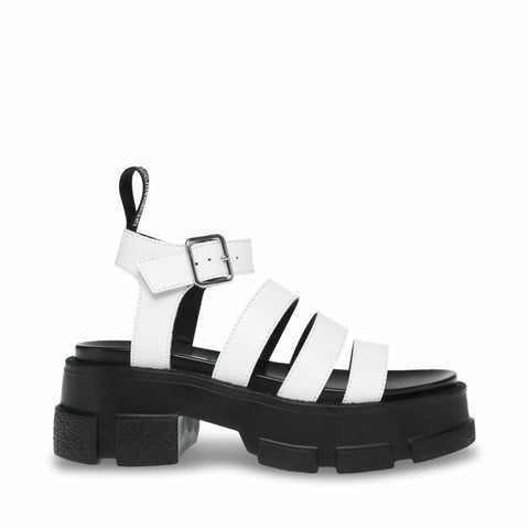 Steve Madden Women's White Pioneer Wedge Sandals |Steve Madden In Lebanon