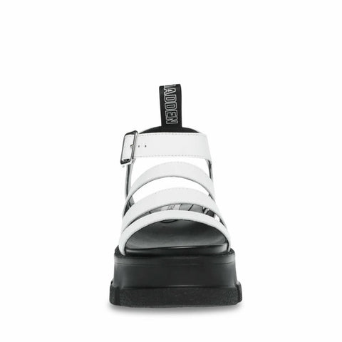 Steve Madden Women's White Pioneer Wedge Sandals |Steve Madden In Lebanon