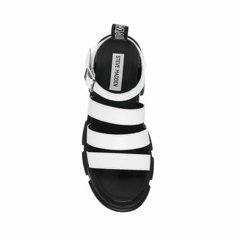 Steve Madden Women's White Pioneer Wedge Sandals |Steve Madden In Lebanon