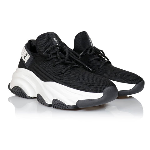 Steve Madden Women's Black & White Protege-E Sneakers | Steve Madden In Lebanon