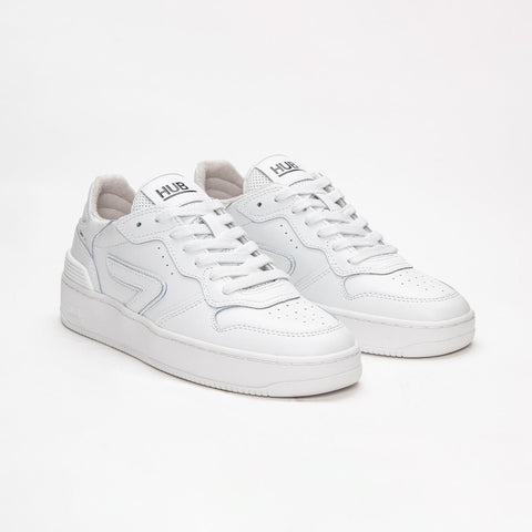 Hub Women's White Smash L31 TL Sneakers | Hub In Lebanon