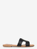 Steve Madden Women's Black Leather Zarnia - Flat Slippers | Steve Madden In Lebanon
