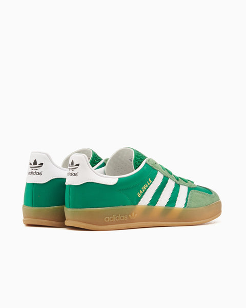 Adidas Men's Green & White Originals Gazelle Indoor Sneakers | Adidas In Lebanon
