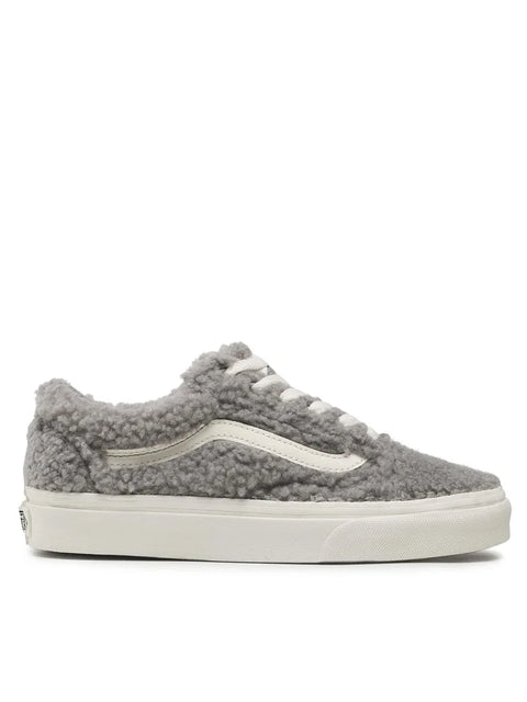Vans Women's Gray Fleece Old Skool Sneakers |Vans In Lebanon