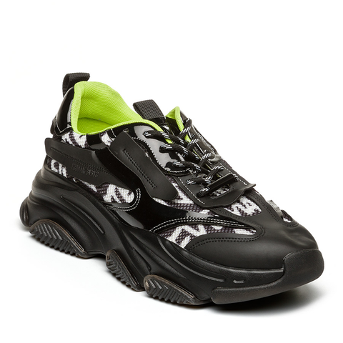 Steve Madden Men's Black Multi Synthetic Possess Sneakers |Steve Madden In Lebanon