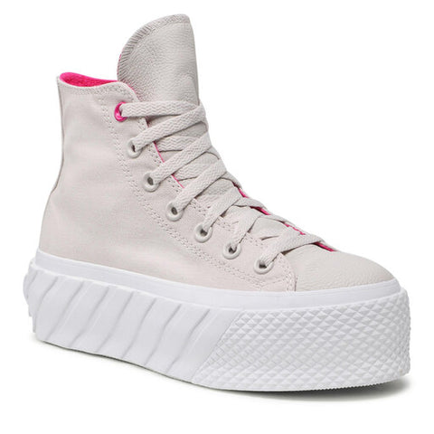 Converse Women's Pink & White Chuck Taylor All Star Lift 2X High Pale Putty |Converse In Lebanon