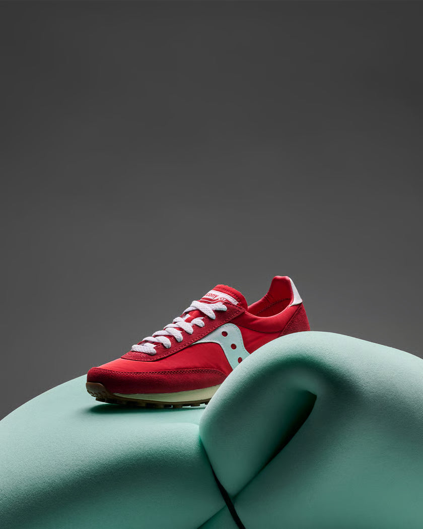Saucony Men's Red Trainer 80 Sneakers | Saucony In Lebanon
