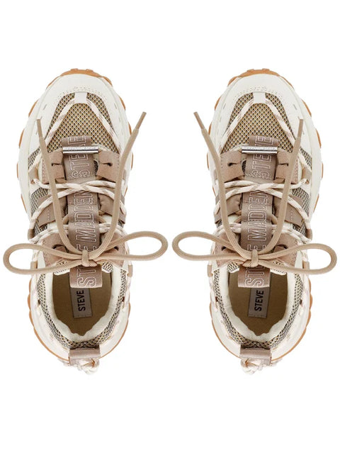 Steve Madden Women's  Light Beige Tazmania Sneakers |  Steve Madden in Lebanon